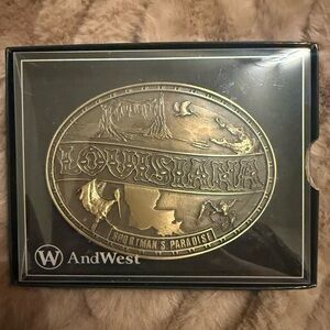 AndWest Louisiana Heritage Buckle